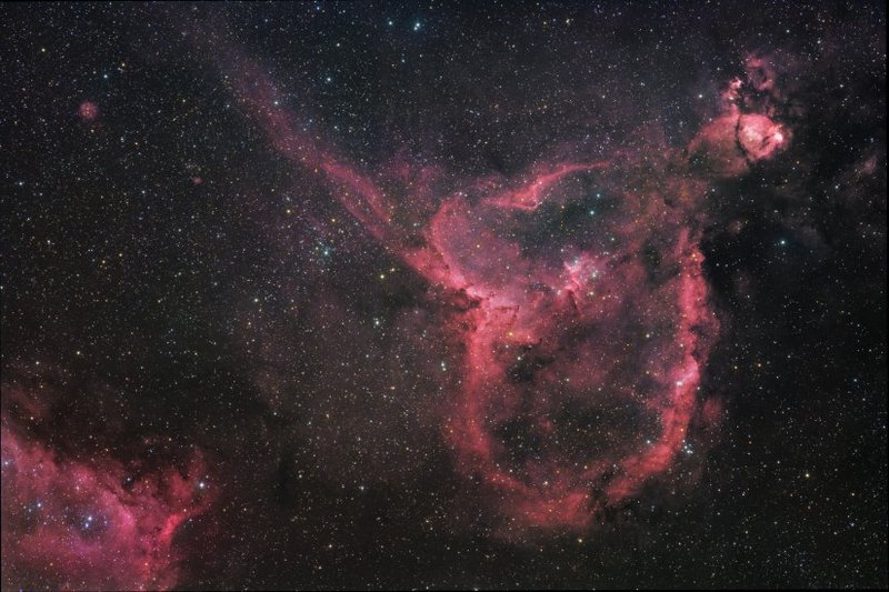 Valentines heart in Space